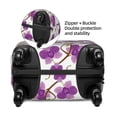 thumbnail image 3 of Goofa Orchids Flowers Pattern Luggage Covers For Suitcase,Suitcase Cover Protector Fit 18-32 Inch Luggage-X-Large, 3 of 9