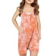thumbnail image 1 of Odeerbi 5-14 Años Niñas Traje de Verano Cute Tie-Dye Camisola Romper Casual Respirable Comfortable Overalls Pantalones Cortos Con Bolsillos, 1 of 5