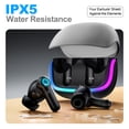 thumbnail image 3 of VEATOOL Wireless Bluetooth Headset,Mic Dual con Cancelación de Ruido ENC,80H de Uso,luces RGB, 3 of 10