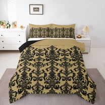 Castle Fairy Traditional Flower Damask Twin Comforter Sets,Bohemian Theme Bedding Set