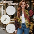 thumbnail image 6 of COEQINE Womens Cropped Bomber Jacket Full Zip Loose Fit Bomber Winter Coat Trendy Stand Collar Varsity Jackets Shackets Outerwear Dressy Fall Clothes, Small, Polynesian Tribal Plumeia, 6 of 7