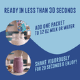 thumbnail image 5 of FlavCity Single Serve Whey Protein Powder - Blueberry Muffin - 25g Protein All-in-One Smoothie - 1.57oz, 5 of 6