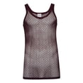 thumbnail image 2 of Keanu Mens String Vest Top (Pack of 4), 2 of 4