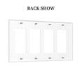 thumbnail image 2 of Love Home Switch Cover Decorative Wall Plate / 4-Gang 4-Decor / Standard Size 4.5x8 in, 2 of 5