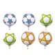 thumbnail image 5 of Advancent Pelota de fútbol duradera y resistente al desgaste, para deportes al aire libre, adecuada para varios lugares, pelota de fútbol al Deportes y aire libre Pentagrama amarillo cuatro, 5 of 6