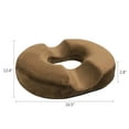 thumbnail image 3 of Lovote Donut Pillow Memory Foam Seat Cushion Hemorrhoid Tailbone Cushion Pain Relief， Brown, 3 of 5