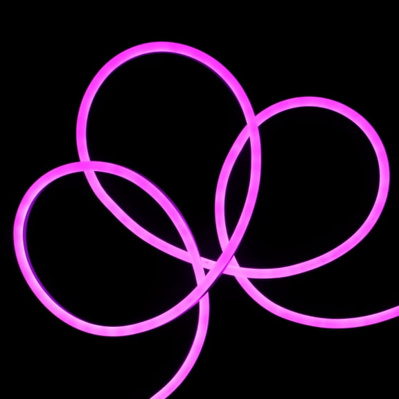 Northlight LED Commercial Grade Flexible Christmas Rope Lights - Purple - 18' Purple Wire