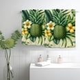 thumbnail image 2 of Nawy Pineapples Decorative Lumbar Hawaii Summer Tropical Palm Leaves Flowers Blossom Microfiber Towels Hand towel for kitchens, bathrooms, showers Soft Bath Towel Absorbent Hand Towels 27.5*16in, 2 of 6