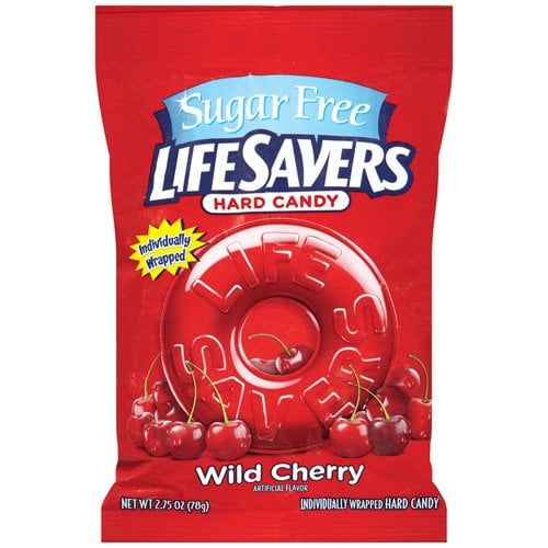 Life Savers SugarFree Wild Cherry Hard Candies, 2.75 Oz