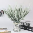 thumbnail image 2 of 8Pcs Artificial Lavender Fake Flowers for Decoration Faux Flower Plants Plastic Greenery Outdoor Garden Outdoors Home Art Floral Arrangements Wedding DIY Bouquet Wreath (White), 2 of 7
