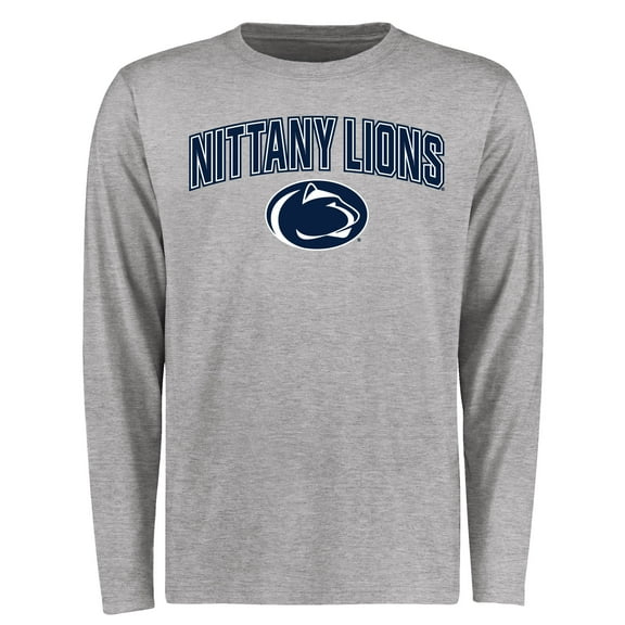 Men's Ash Penn State Nittany Lions Proud Mascot Long Sleeve T-Shirt