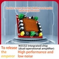 thumbnail image 1 of stanreset 150W Power for Amplifier Board Replacement DC 12-26V Single Channel for AUX Input Speaker Adjustable Amp Module Noise Reduction, 1 of 6