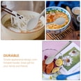 thumbnail image 3 of 4pcs Kitchen Silicone Spoons Food Spoons Soup Spoons Non-stick Mixing Spoons, 3 of 6