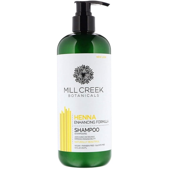 Mill Creek Henna Shampoo 14 oz Pack of 3