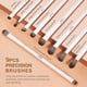 thumbnail image 4 of Makeup Brushes 14pcs Makeup Brush Set Premium Synthetic Powder Foundation Contour Blush Concealer Eye Shadow Blending Liner Make Up Brush Kit Light Gr, 4 of 5