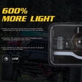 thumbnail image 4 of 4x6 pulgadas 150W LED faro Hi-Lo rojo DRL haz sellado para coche camión SUV Ndcxsfigh Accesorios para autos y motos, 4 of 8