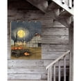 thumbnail image 2 of Spooky Harvest Moon By Billy Jacobs Print on Wood Picket Fence Wall Art - Brown, 2 of 5