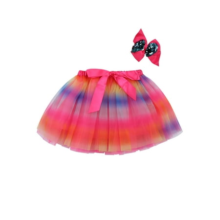 

Infant Baby Girl Skirt Girls Star Patterns Elastic High Waist Bubble Skirt with Bowknot Hair Clip for Summer Fall