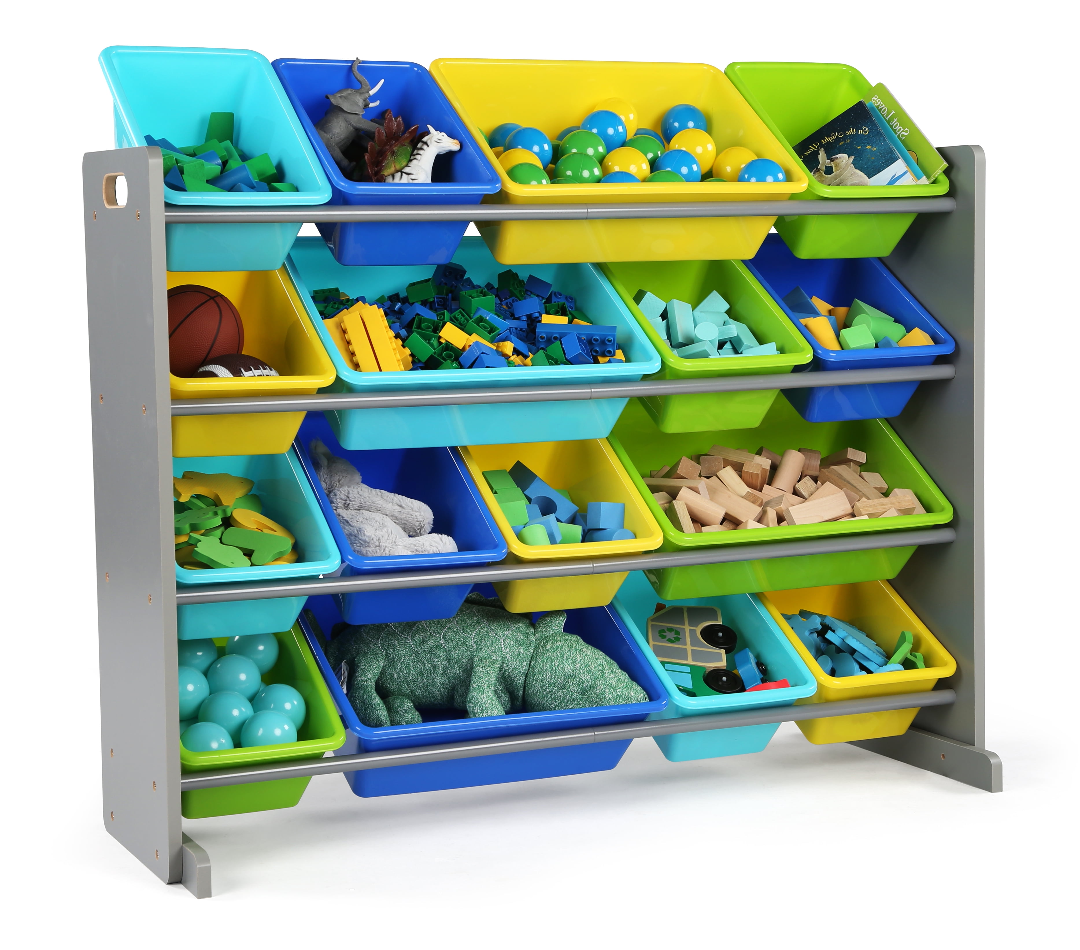 Jomifin Kids Toy Organizer for Boys Girls, 6 Storage Bins Large
