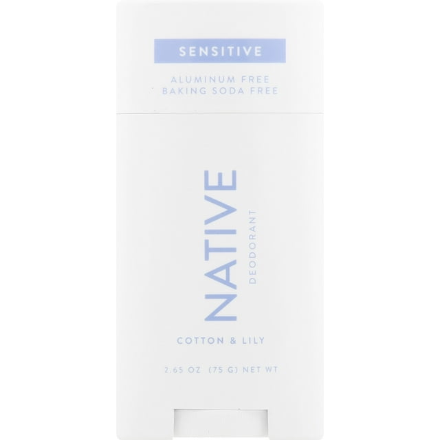 Desodorante Native Sensitive 72 horas para controlar el olor, 72 ml
