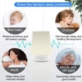 thumbnail image 3 of Riwcyla Smart White Noise Machine Sleep Sound Machine Colorful Night 34 Soothing Sounds 30min60min90min Timer Supports APP Remote Control / Home Voice Control Cloud Wake,up Function Built,in, 3 of 6