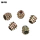 thumbnail image 5 of Insertos Roscados Yashi para Muebles de Madera Tornillos con Tuercas de Inserción Roscadas 6*13 mm 50 Piezas, 5 of 5