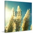 thumbnail image 3 of Marmont Hill Mh-Robdic-65-C-24 24" X 24" "Expect Miracles Text" Giclee Art Print On, 3 of 5