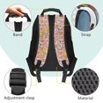 thumbnail image 4 of HUIACONG Cute Capybara School Backpack for Boys Girls Ages 6-18 Large Capacity Lightweight Water-Resistant Bookbag for Elementary Middle High School Daily Use Travel, 4 of 7