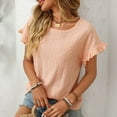 thumbnail image 5 of Womens Summer Tops Dressy Casual Vintage T Shirts Shirts for Women Dressy Casual Summer Summer Graphic Tees for Women 2025, 5 of 7