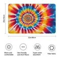 thumbnail image 3 of Colorful Rainbow Tie Dye Spiral Pattern Bathroom Rugs Mat,Non Slip Microfiber Bathroom Rug,Rubber Backing,Soft Bathroom Mats for Bathroom Floor,Tub and Shower,20x32in(50x80cm), 3 of 5