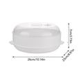 thumbnail image 3 of Microwave Oven Steamer, Multifunctional Microwave Vegetable Heating Steamer with a Lid, Cookware Micro Wave Dish, Kitchen Cooking Steamers for Cooking Dumplings, Vegetables, 3 of 8
