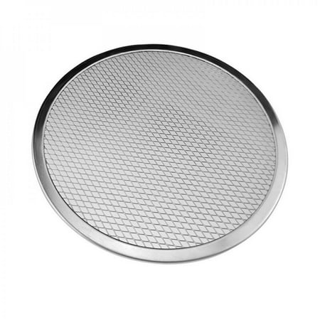 

Sales Promotion!Aluminum Round Pizza Baking Tray DIY Pizza Screen Baking Tray Metal Net Non-stick Mold for Oven 10 Inches