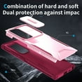 thumbnail image 7 of for Samsung Galaxy S25 Edge Rugged Case, Heavy Duty Hard PC Protective Shockproof Cover with Lens Sliding Camera Cover Drop Resistant Protective Phone Case for Samsung Galaxy S25 Edge, Pink, 7 of 7