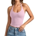 thumbnail image 3 of IMENGL Women's Slim-Fit Camisole Casual Backless Tie Neck Double Lined Basic Summer Outfits 2026 Sleeveless Soft Tank Top for Womens,M-XXL, 3 of 7