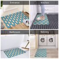 thumbnail image 3 of Cartoon Cute Hamster Blue Stars Door Mat for Indoor, Welcome Door Mats Front Entrance Rug, Non-Slip Bathroom kitchen Rugs for Inside Floor, Small Rug Dog Door Mat 20X31.5 Inch, 3 of 5