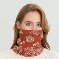 thumbnail image 2 of Pañuelo de cuello de otoño e invierno para mujer y hombre, nuevo conjunto de cuello cálido de cachemir, bufanda gruesa de punto de vellón, bandana protectora de cuello con anillo suave para hombre, 2 of 5