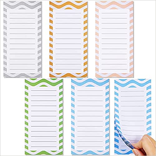 5 Pieces Notepads for Fridge Back Notepad To