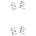 thumbnail image 4 of Baohd Elegant Earrings Timeless For Touch Of Class Versatility Earrings For Women silver 2Set, 4 of 6