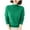 Green, variant on Women Mock Neck Sweater Business Casual Work Pullover Sweater Long Sleeve Basic Knitted Pullover First-Line Ready to Wear