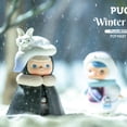 thumbnail image 4 of POP MART PUCKY Elf Winter Babies Series Caja ciega aleatoria de juguetes Figuras de acción de anime Kawaii Caixa Caja misteriosa Muñeca Regalo para niñas, 4 of 5