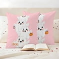 thumbnail image 3 of Halloween Outdoor Waterproof Pillow Covers, Cartoon Cute Ghost Fall Pumpkins Decorative Square Throw Pillowcase Sofa Cushion Sham for Patio/Couch/Chair, 16"x16" 2 Pack, 3 of 8