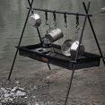 thumbnail image 1 of Neinkie pour Shinetrip Rangement Extérieur Maille Pliage Polyvalent Grande Capacité Résistant à la Déchirure Tableware Portable Stockage Forte Charge Support de Stockage de Haute Ténacité Camping Fournitures, 1 of 9