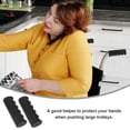 thumbnail image 4 of FUTUREORYY 2Pcs Universal Trolley Handle Grips Plastic Cart Handle Wraps Comfortable Anti Slip, 4 of 4