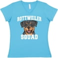 thumbnail image 3 of Inktastic Dog Rottweiler Squad Women's V-Neck T-Shirt, 3 of 5