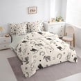 thumbnail image 3 of Manfei Western Horse Shoes Bedding Comforter Set 7pcs for Kids, Cowgirl Cowboy Queen Bedding Sets, Cartoon Cactus Reversible Queen Sheet Sets, Super Cozy Room Decor, 3 of 7