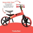 thumbnail image 4 of Yvolution Y Velo Balance Bike |12" No-Pedal Ages 3,4,5 Years (Red) Unisex, 4 of 7