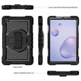 thumbnail image 5 of TECH CIRCLE Galaxy Tab A 8.4" Case SM-T307,  Sturdy Kickstand Rugged Case with Hand/Shoulder Strap, Black, 5 of 8