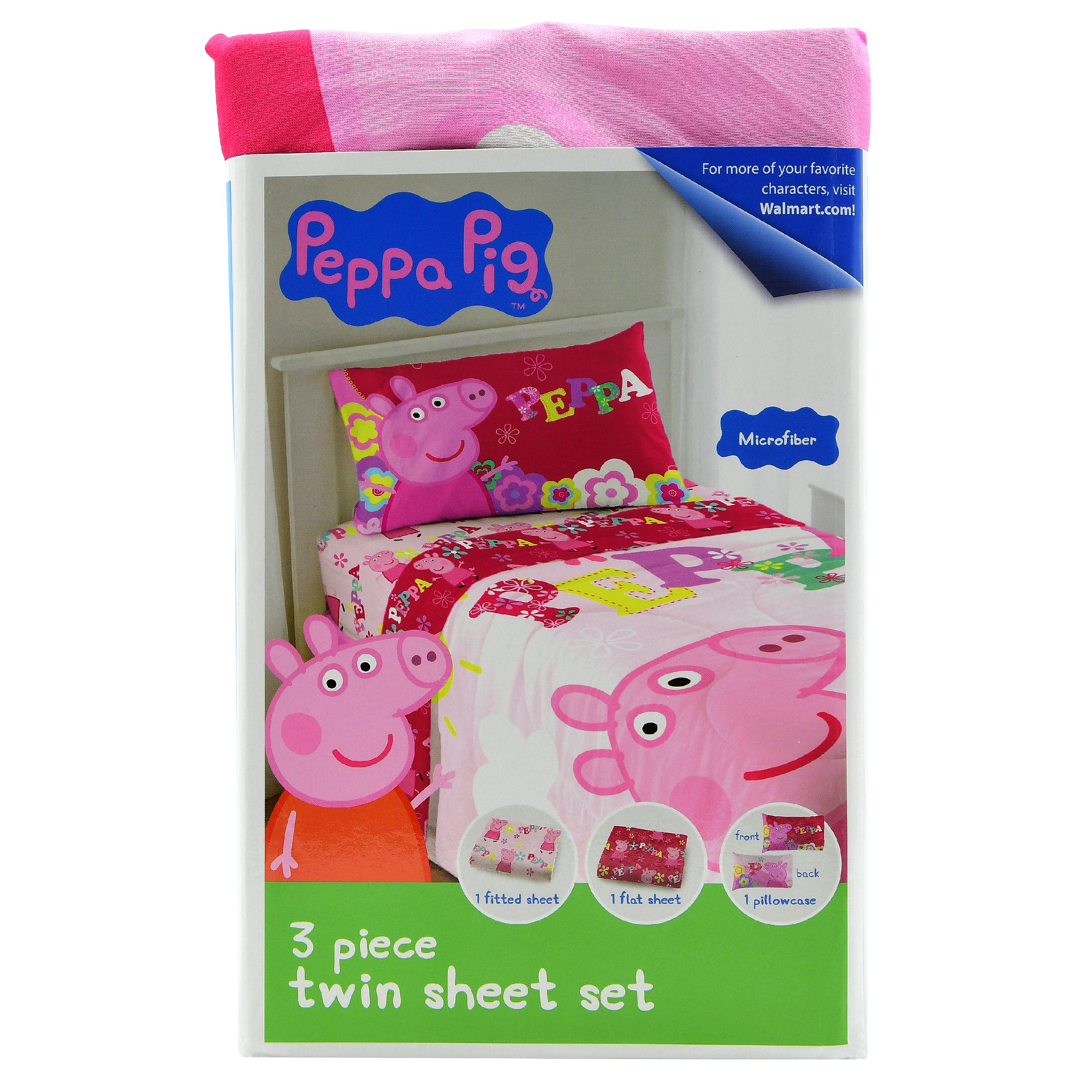 Peppa Pig Tweet Oink Kids Sheet Set 1 Each Walmart Com