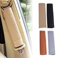 thumbnail image 2 of Xiao Hua 1 par de fundas protectoras para cinturón de seguridad de coche, de piel sintética, color negro, 2 of 5