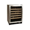 Haier HVCE24CBH - Wine cooler - width: 23.7 in - depth: 23.8 in - height: 34.3 in - stainless steel